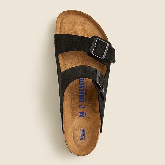 Birkenstock Shoes - New In Box Birkenstock Arizona black Suede Women's Sandals Size 8 Or 39- Black